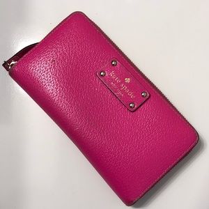 Kate Spade Hot Pink Grand Street Wallet